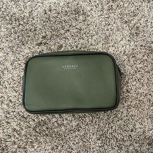 Versace Parfums Green & Black Toiletries Bag